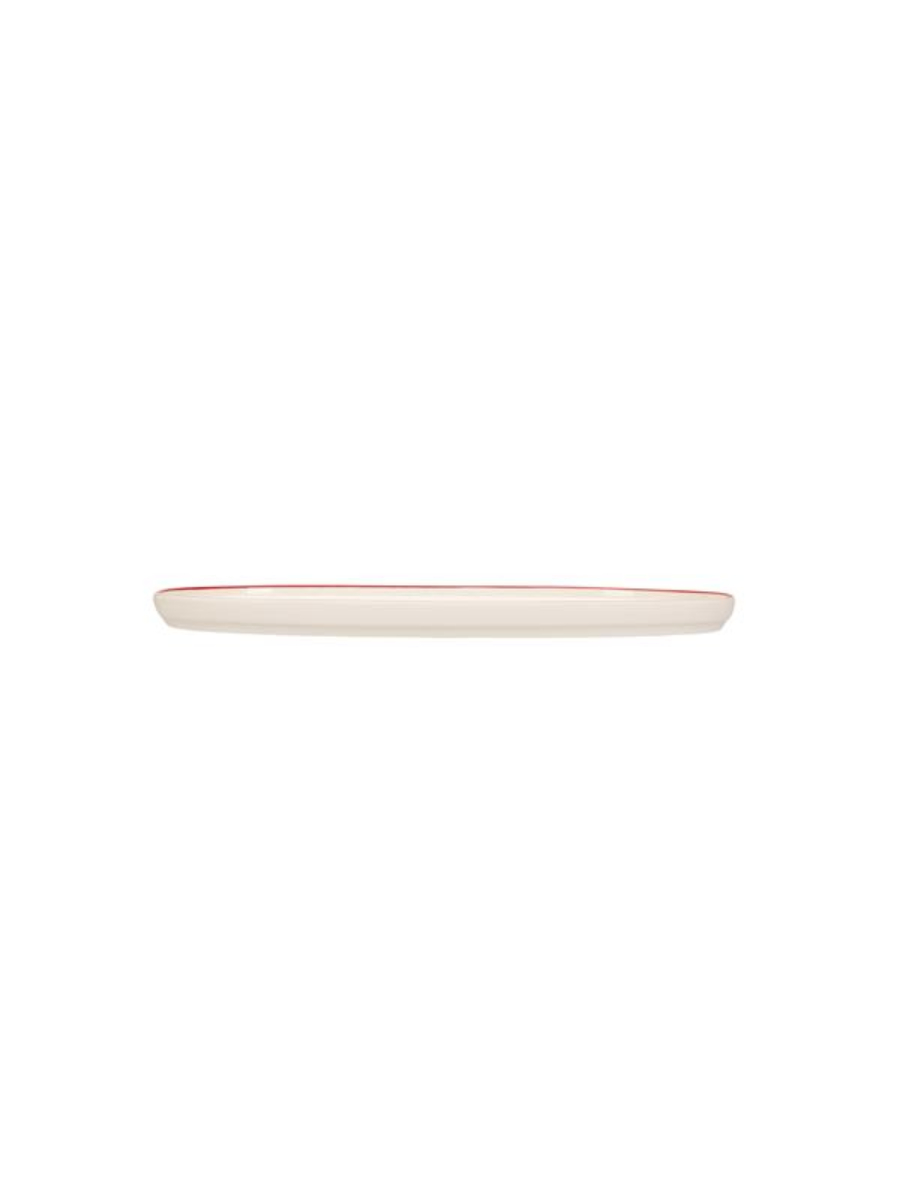Блюдо овальное с кантом, Pioli, Colour Red, 34 см