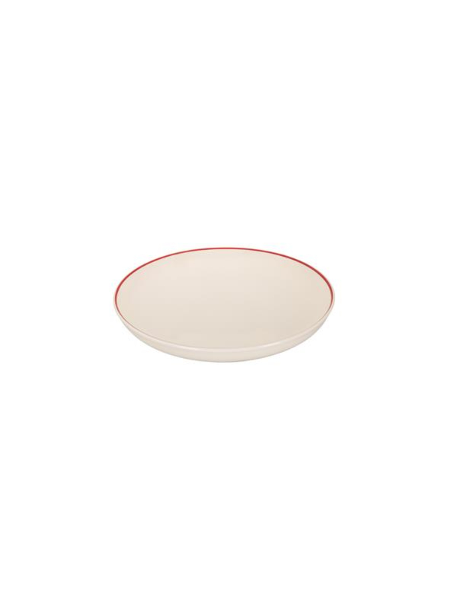 Тарелка глубокая с кантом, Pioli, Colour Red, 25 см