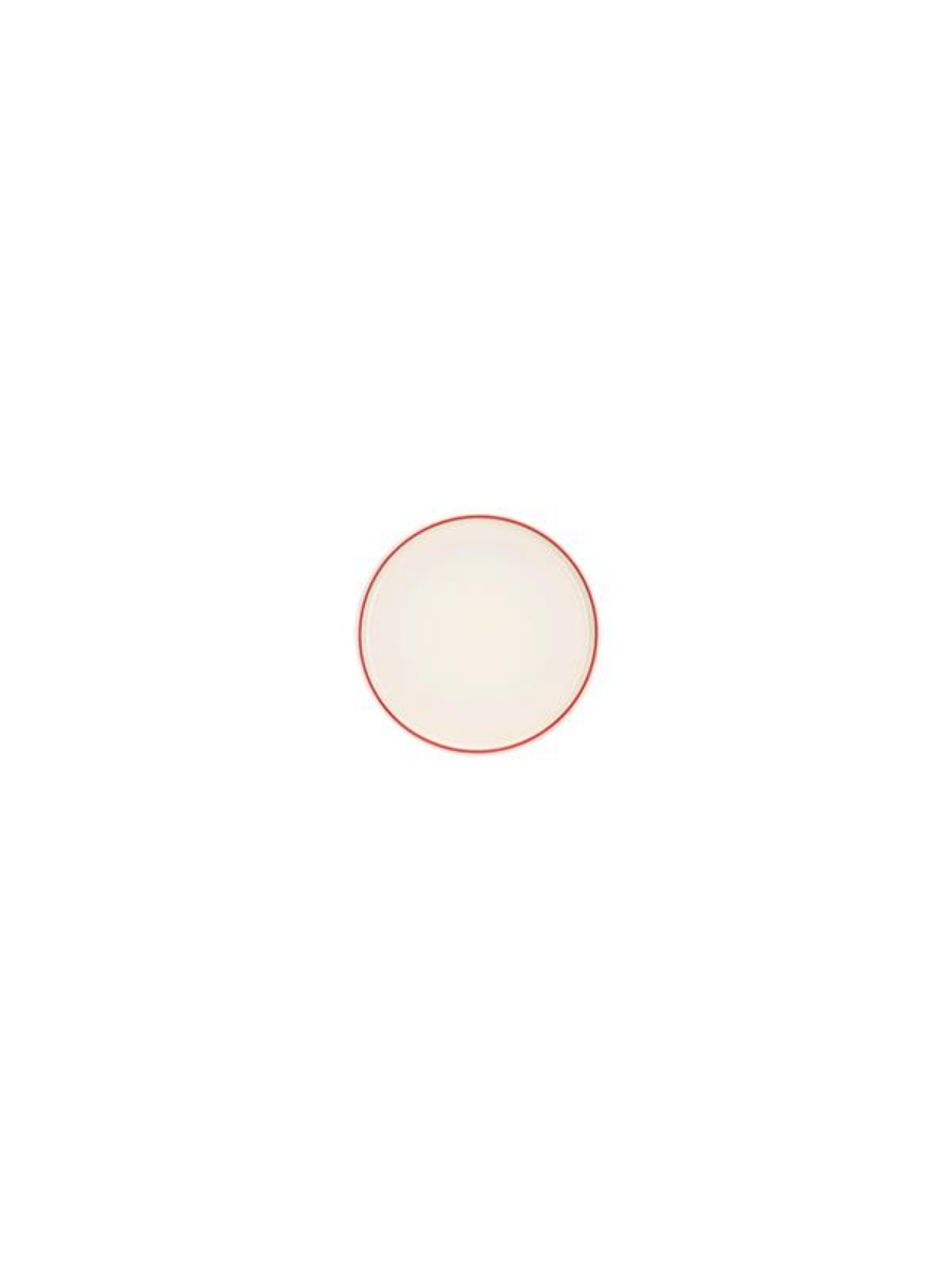 Тарелка мелкая с вертикальным бортом и кантом, Pioli, Colour Red, 16 см