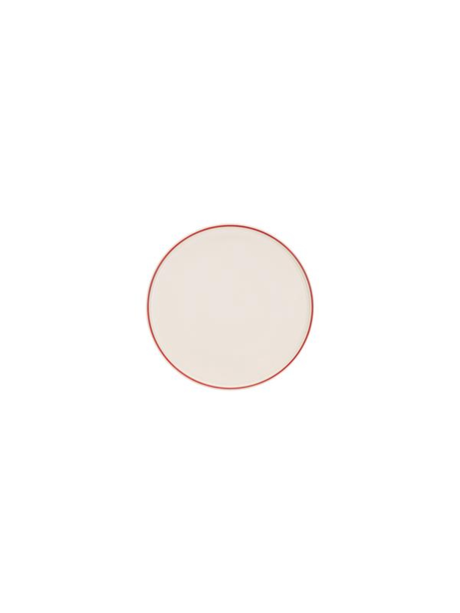 Тарелка мелкая с вертикальным бортом и кантом, Pioli, Colour Red, 24 см