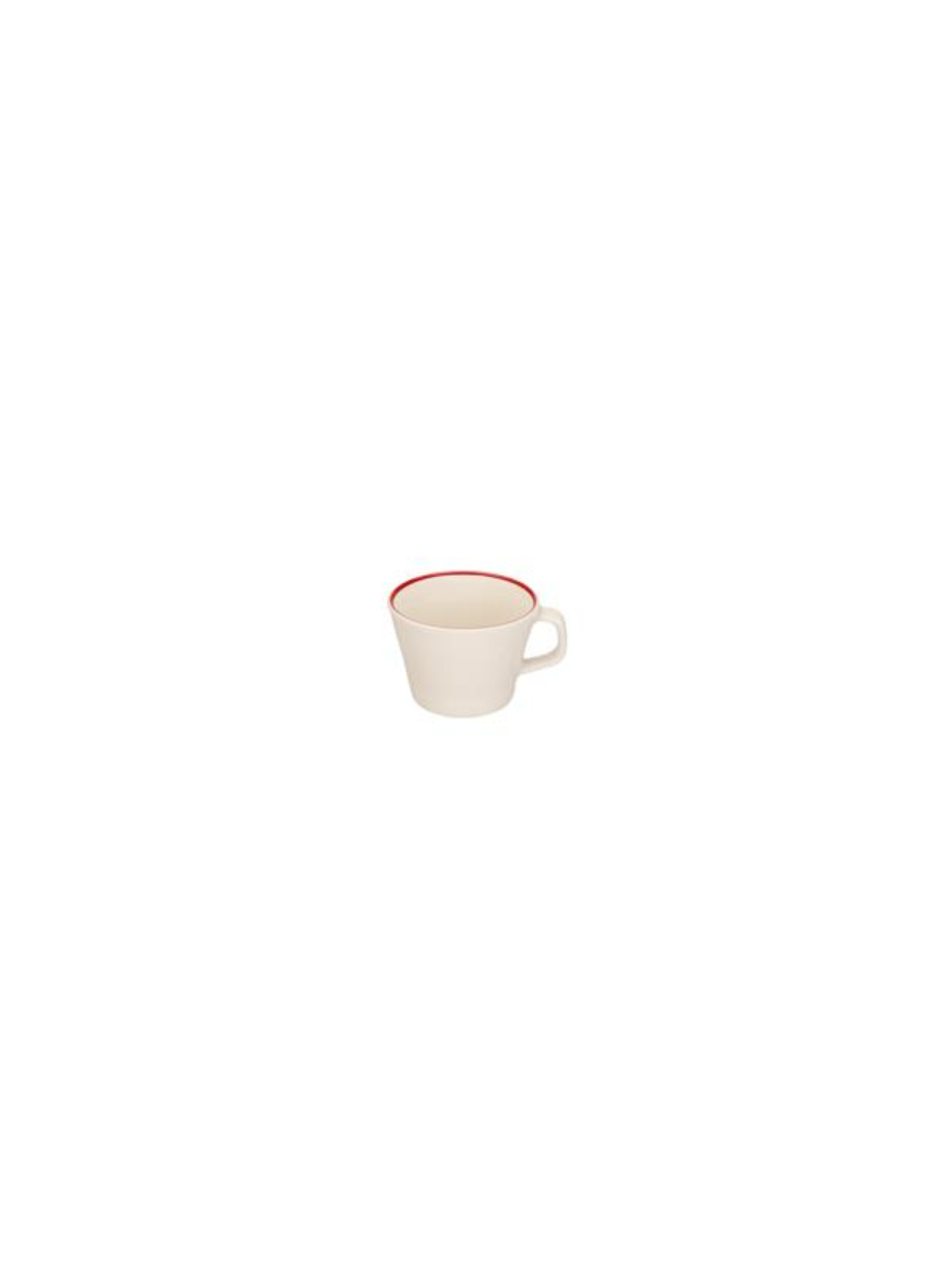 Чашка кофейная с кантом, Pioli, Colour Red, 80 мл (блюдце 12AP12 PL)