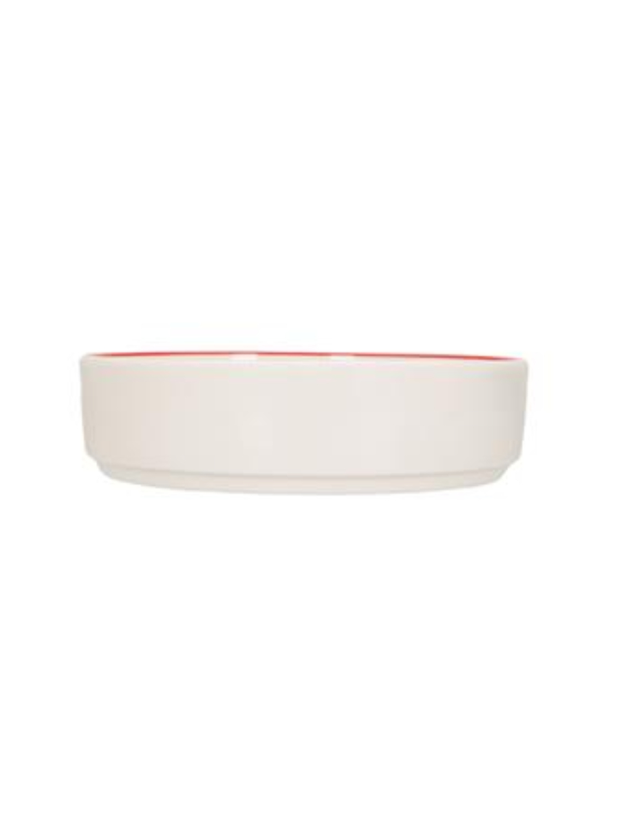 Салатник (стопир.) с кантом, Pioli, Colour Red, 16 см