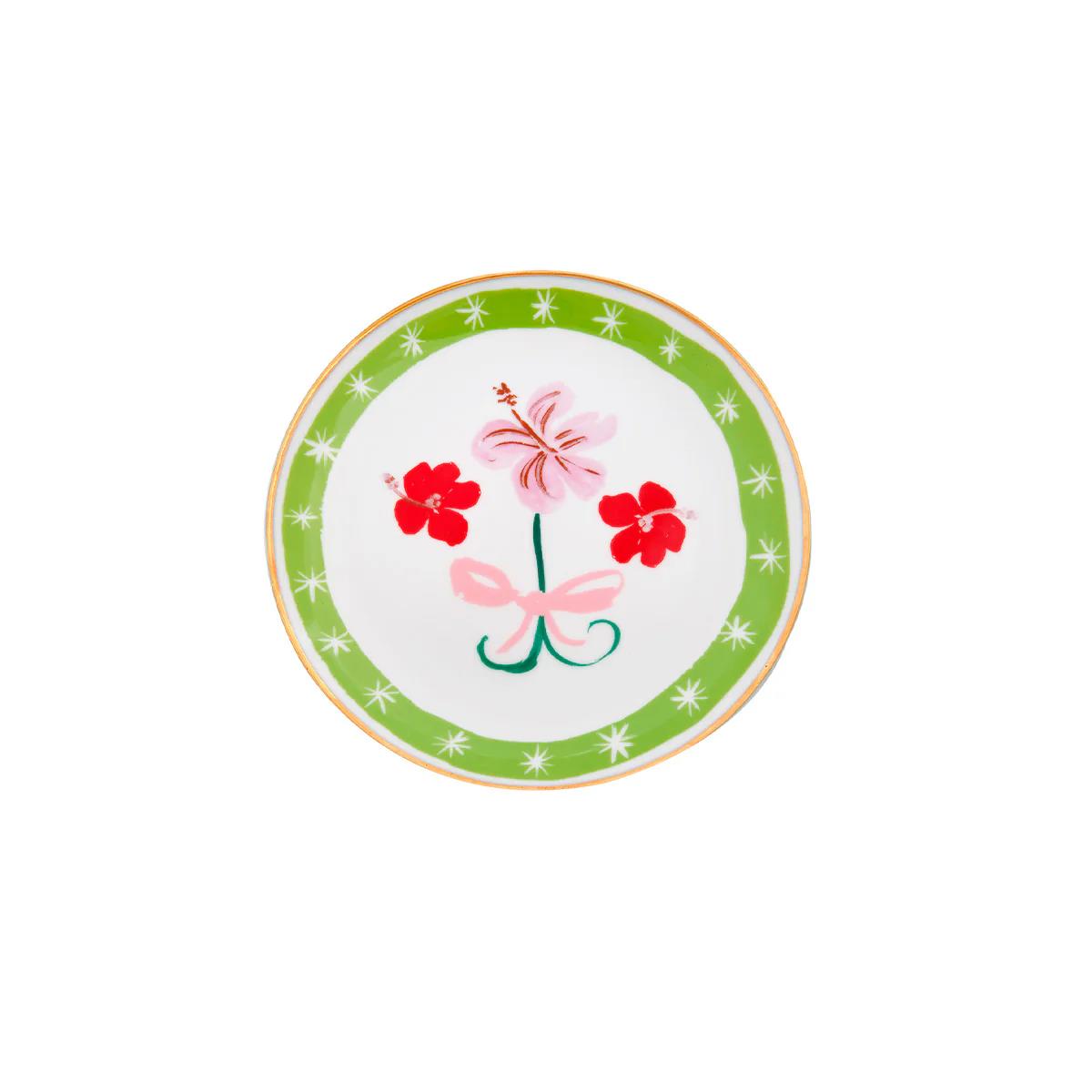 Тарелка мелкая, Bitossi, Con Amore, Fiore fiocco 16,5 см