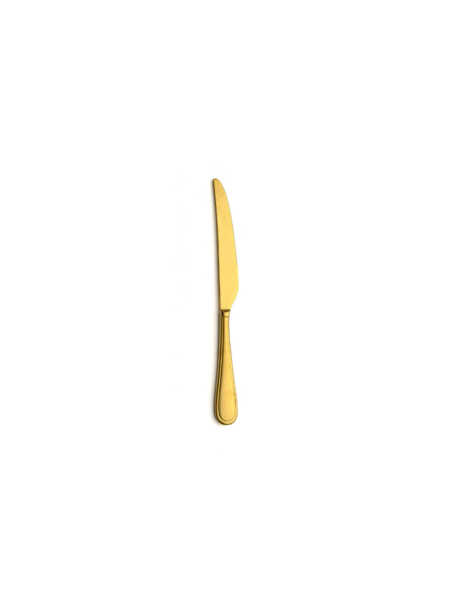 Нож столовый золотой, COMAS, Contour 18/10 Vintage Gold, 23.8 см