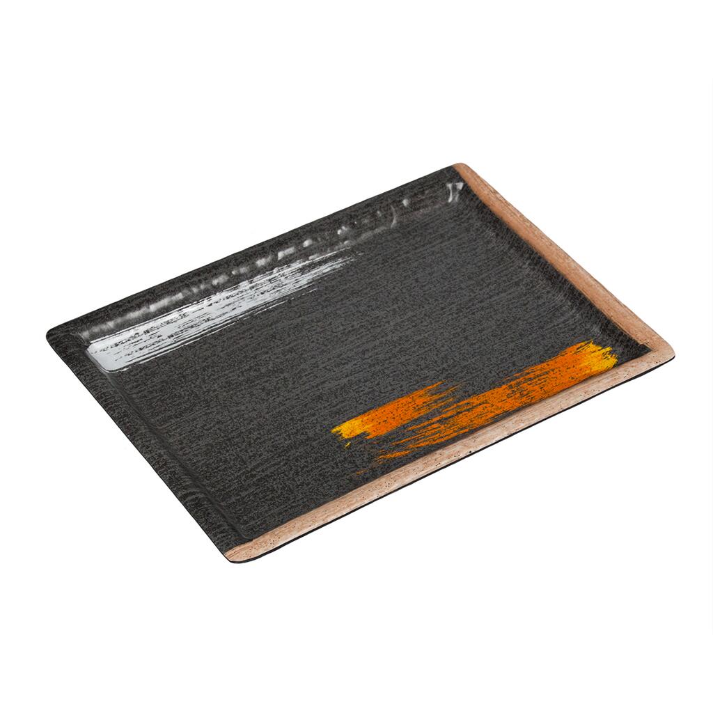 Блюдо P.L. Proff Cuisine Dark Texture 29*20,5*2 см