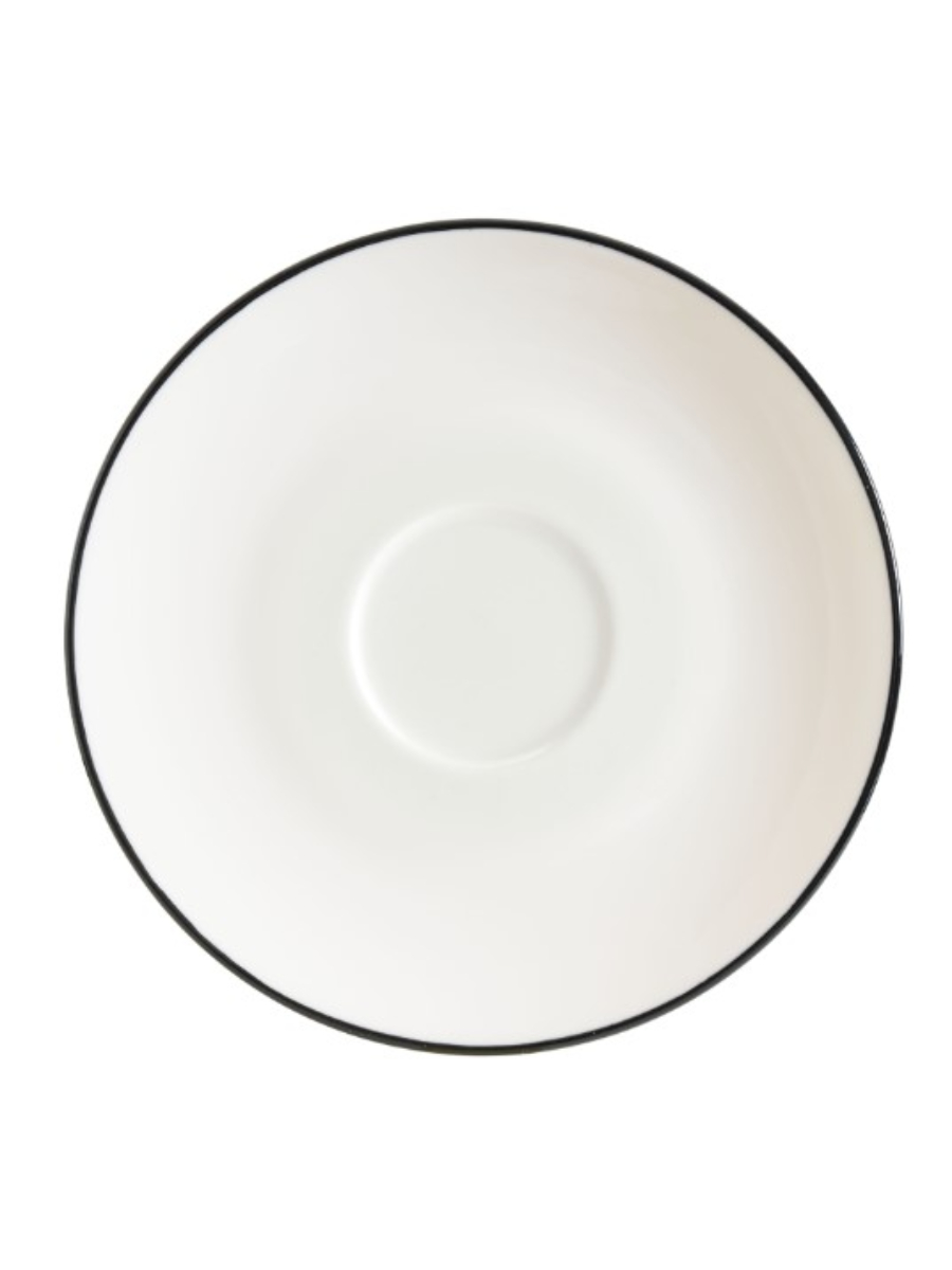 Блюдце, Bonna, Linea, Черный, d=12 см (чашка 77969)