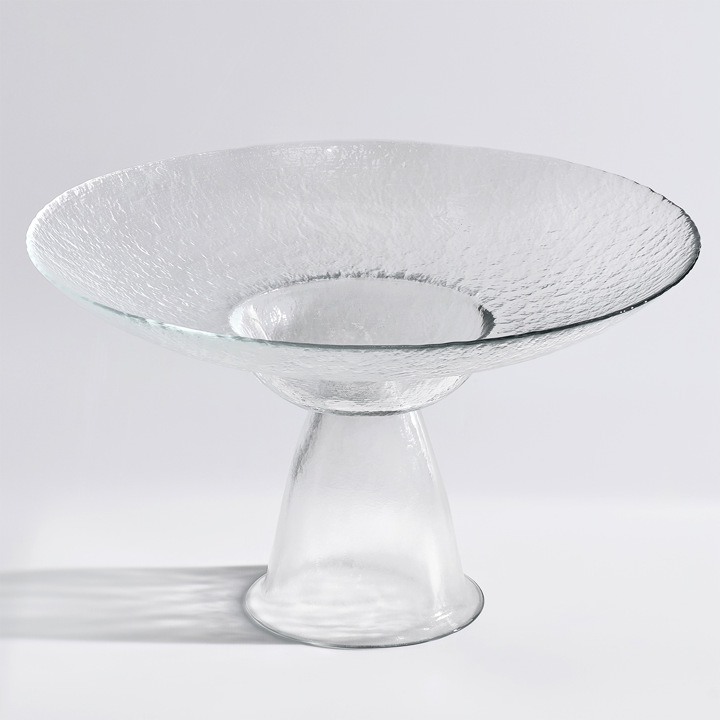Фруктовница, Akcam, CRYSTAL, стекло, прозрачная, d 30 см