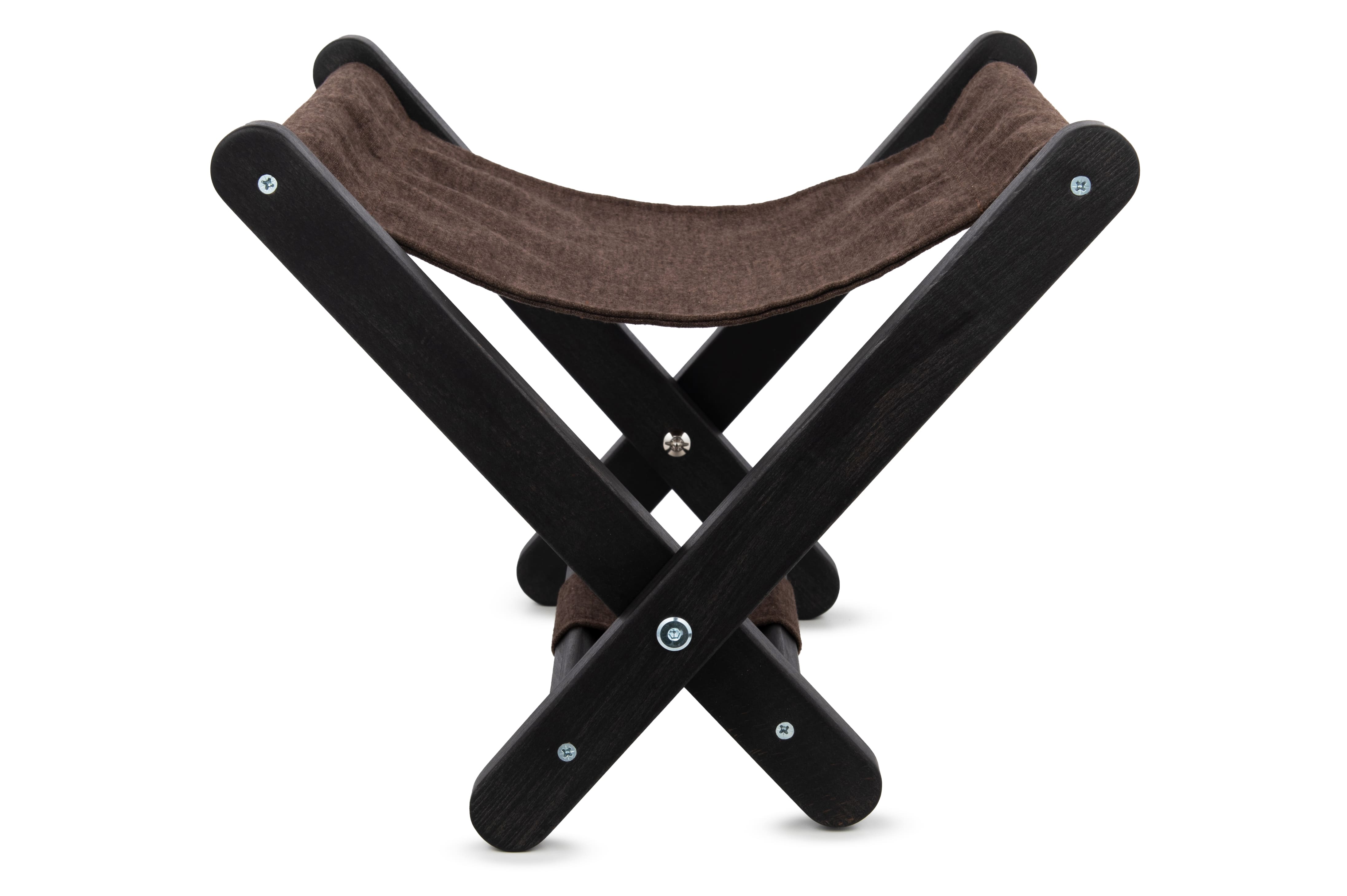 Подставка под сумку RestoTouch Wood В10, Dl, черный, коричневая ткань