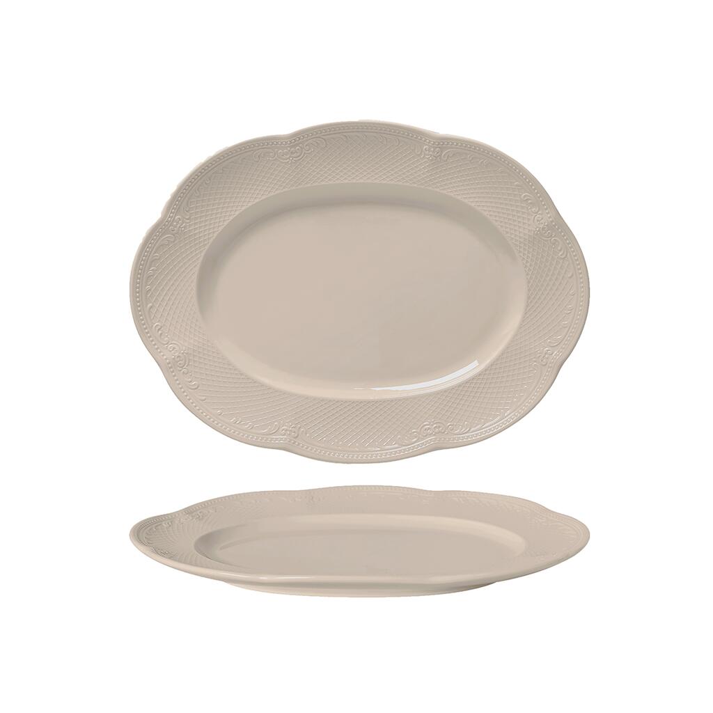Блюдо овальное Noble Peach Tea Aristocrat 30*22,5*2,8 см