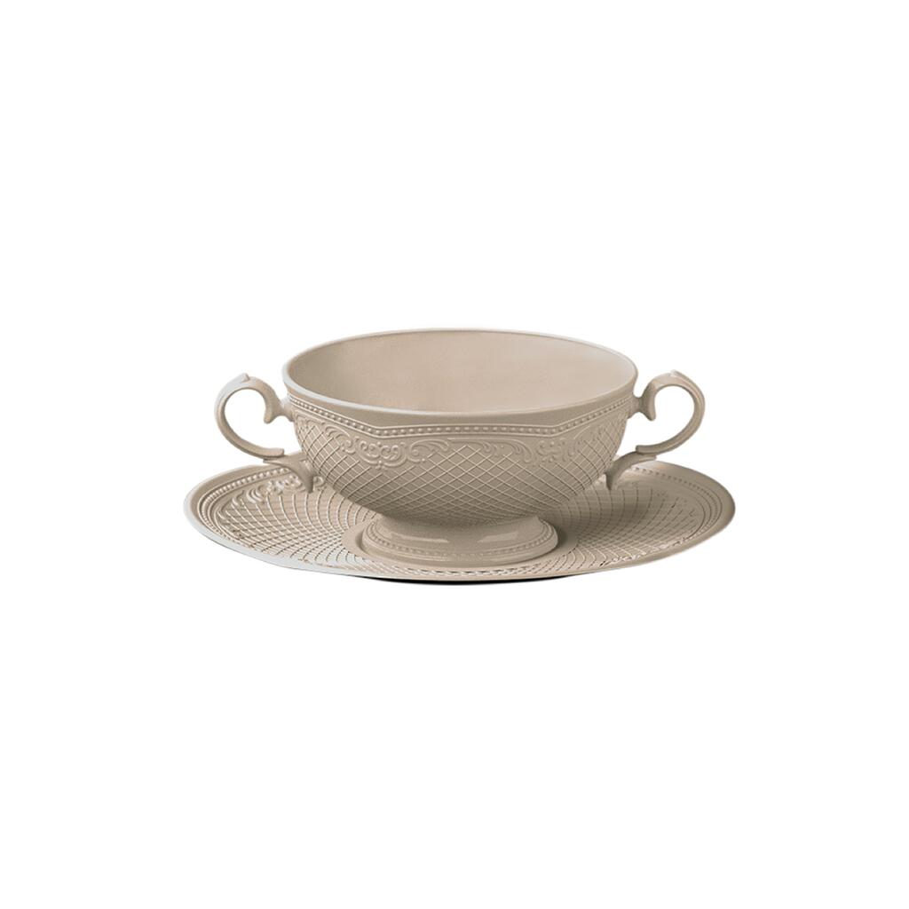 Бульонная пара Noble Peach Tea Aristocrat 280 мл d 11,8 см h6 см