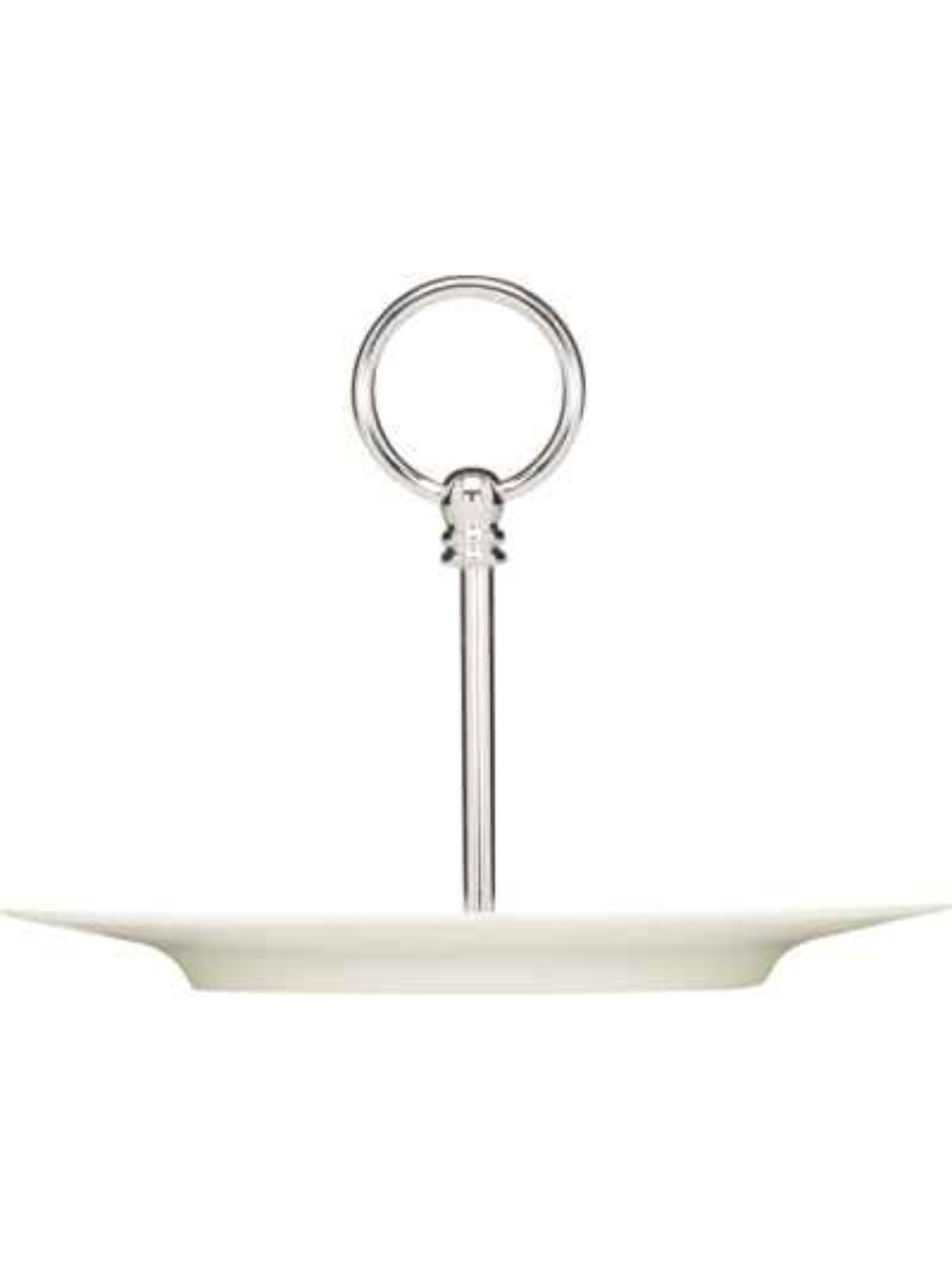Этажерка с тарелкой 1 ярус, Bauscher, Purity, 22.5х17 см