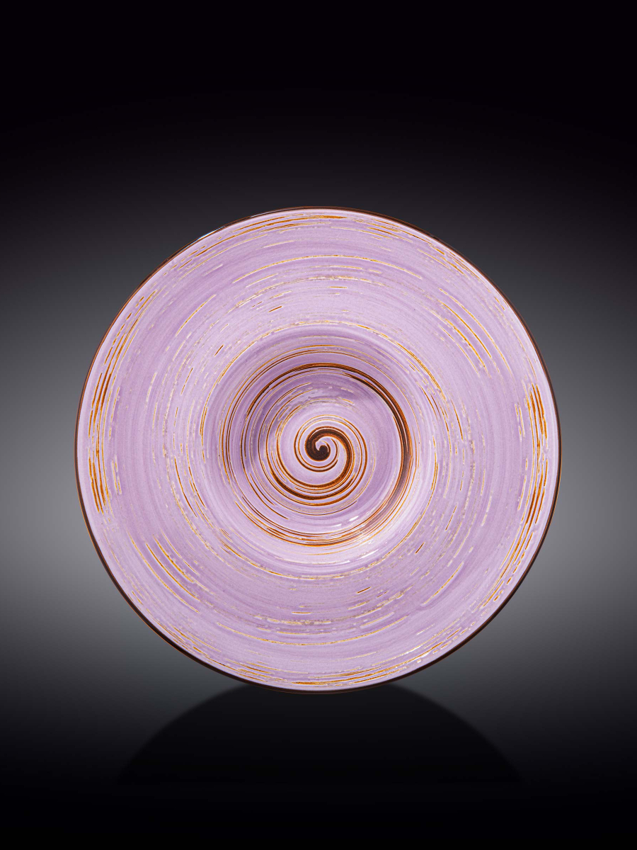 Тарелка глубокая, Wilmax, Spiral, 27 см, 250 мл, Лавандовый