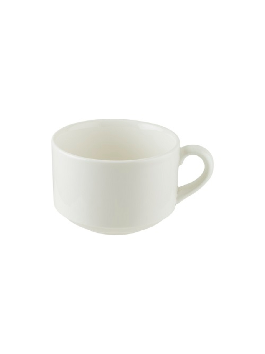 Чашка чайная, Bonna, White Pure Dot, 9.2x6.5 см, 280 мл