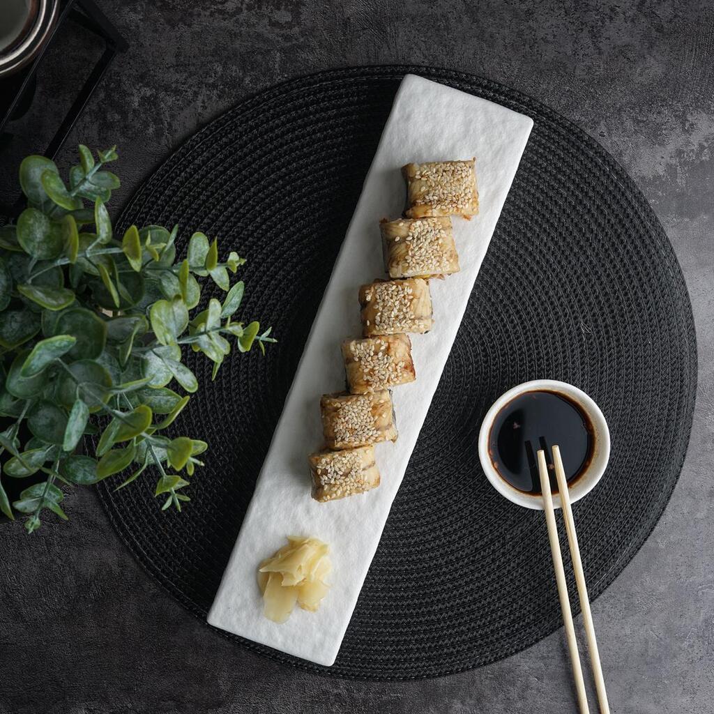 Блюдо прямоугольное P.L. Proff Cuisine White Matt Panasia 34*8 см h3,5 см