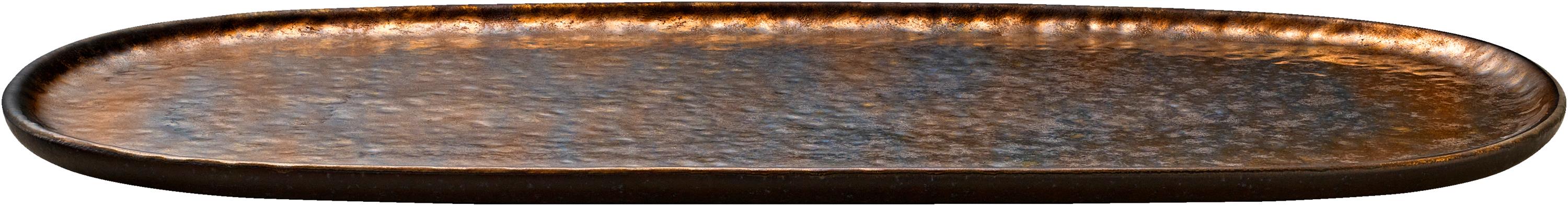 Блюдо овальное без рима 30x15 см, NIVO METALLIC, World of Colours