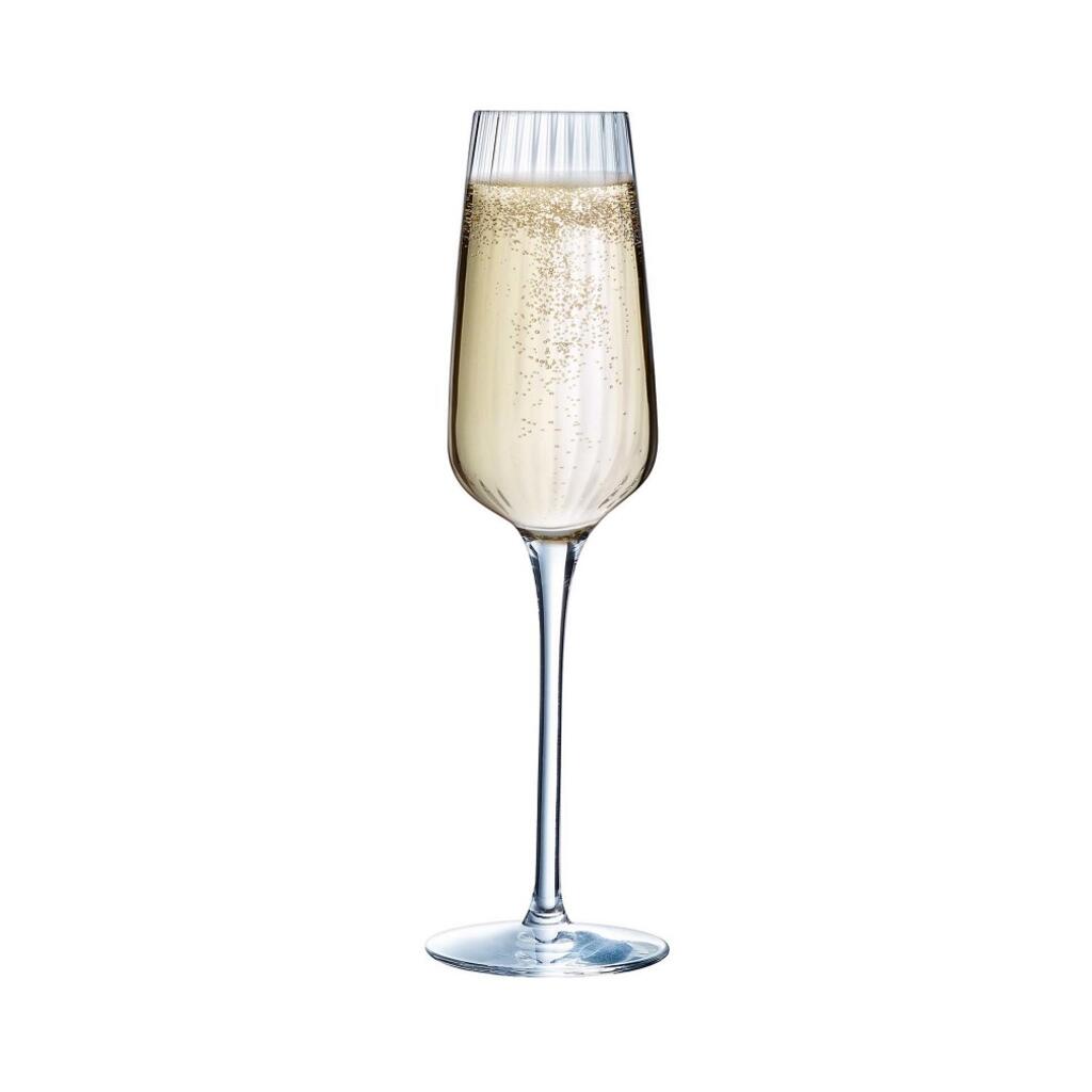 Бокал-флюте для шампанского, Chef&Sommelier, SYMETRIE, 210 мл  d 6,5 см h24 см