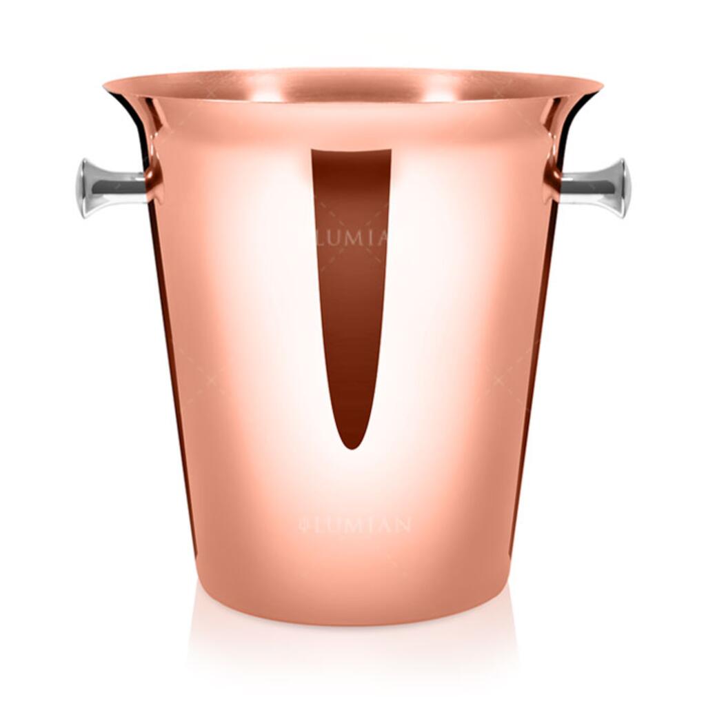 Ведро для шампанского d 21/14 см h22 см 5 л Copper медь нерж. LUMIAN