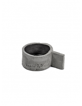 Кружка d 6 см, h 3 см, ручка 3см