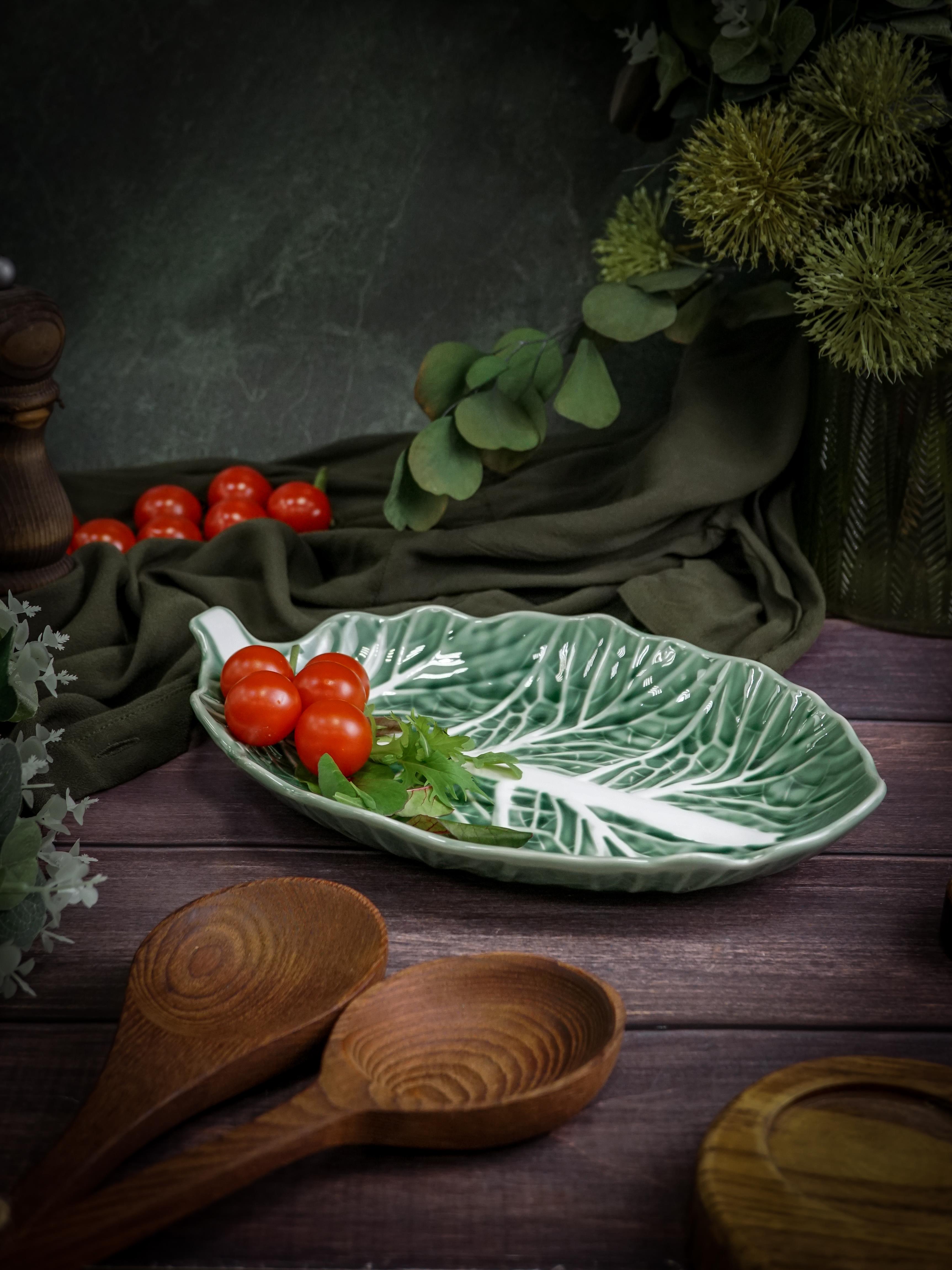 Блюдо овальное 28,3х19,8 см h 5 см, Cabbage