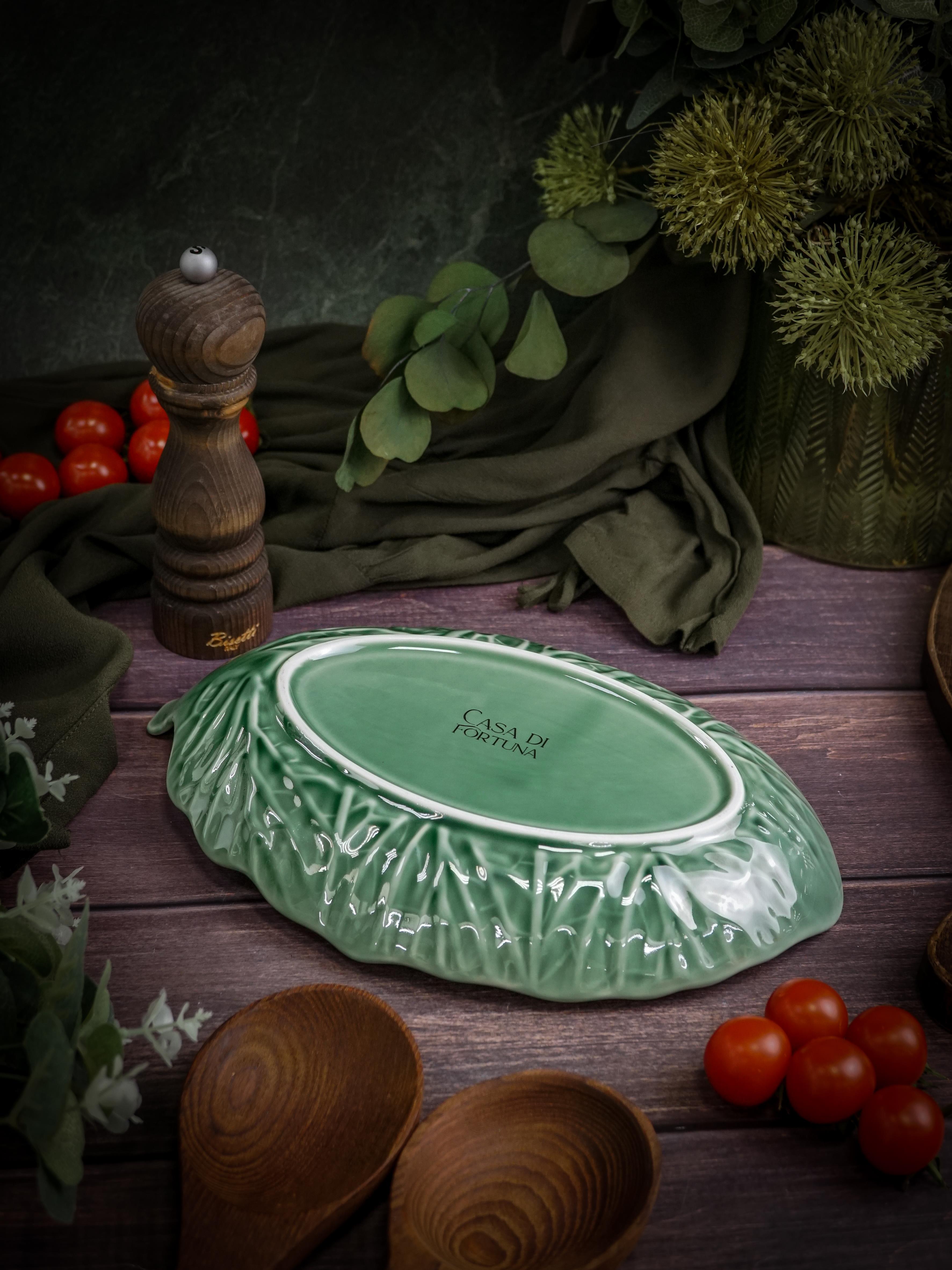 Блюдо овальное 28,3х19,8 см h 5 см, Cabbage