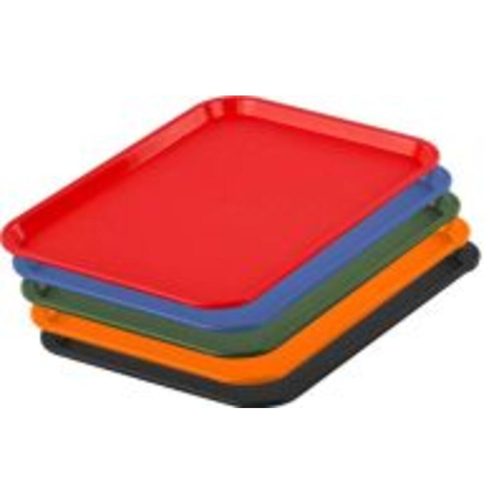 Поднос 44,5*34,5*2,3 см зеленый Fast-Food пластик P.L. - BarWare
