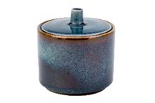 Сахарница с крышкой d 8 см, h 6,7-8,5 см, QUINTANA BLUE