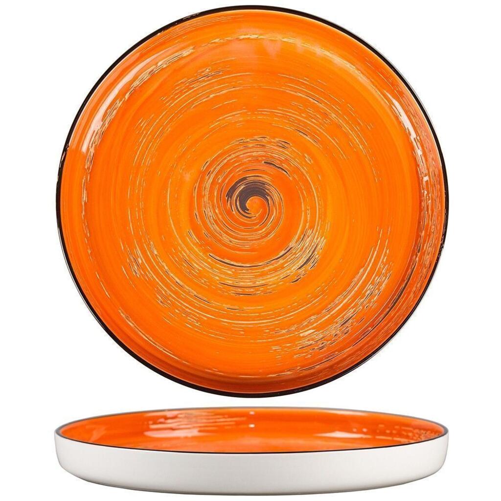 Тарелка с бортом d 28 см h3,1 см Texture Orange Circular P.L. Proff Cuisine [3]