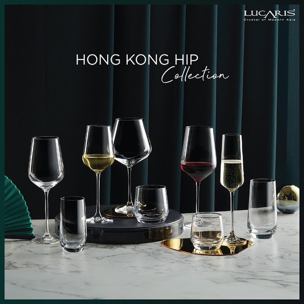 Бокал для вина 545 мл хр. стекло Cabernet "Hongkong Hip" d 9 см h26,3 см Lucaris [6]