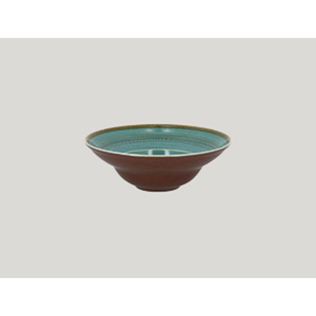 Глубокая тарелка RAK Porcelain Twirl Lagoon 320 мл, 23*8 см