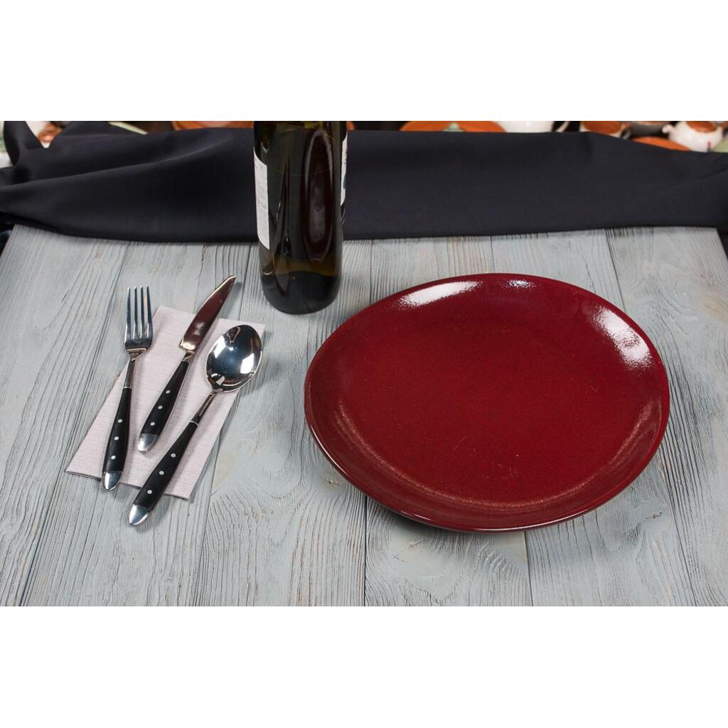 Блюдо овальное 30*26,5*2,8 см Evolution Dark Red P.L. Proff Cuisine [1]