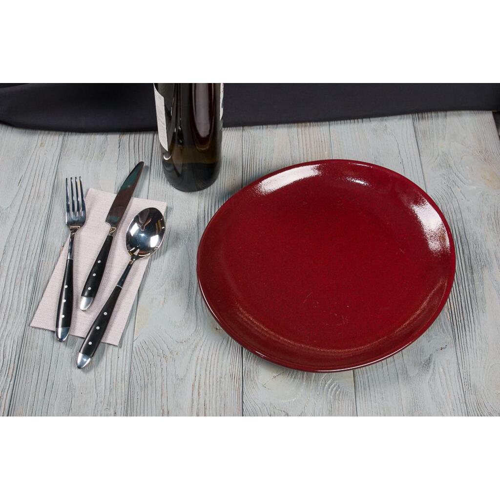 Блюдо овальное 30*26,5*2,8 см Evolution Dark Red P.L. Proff Cuisine [1]