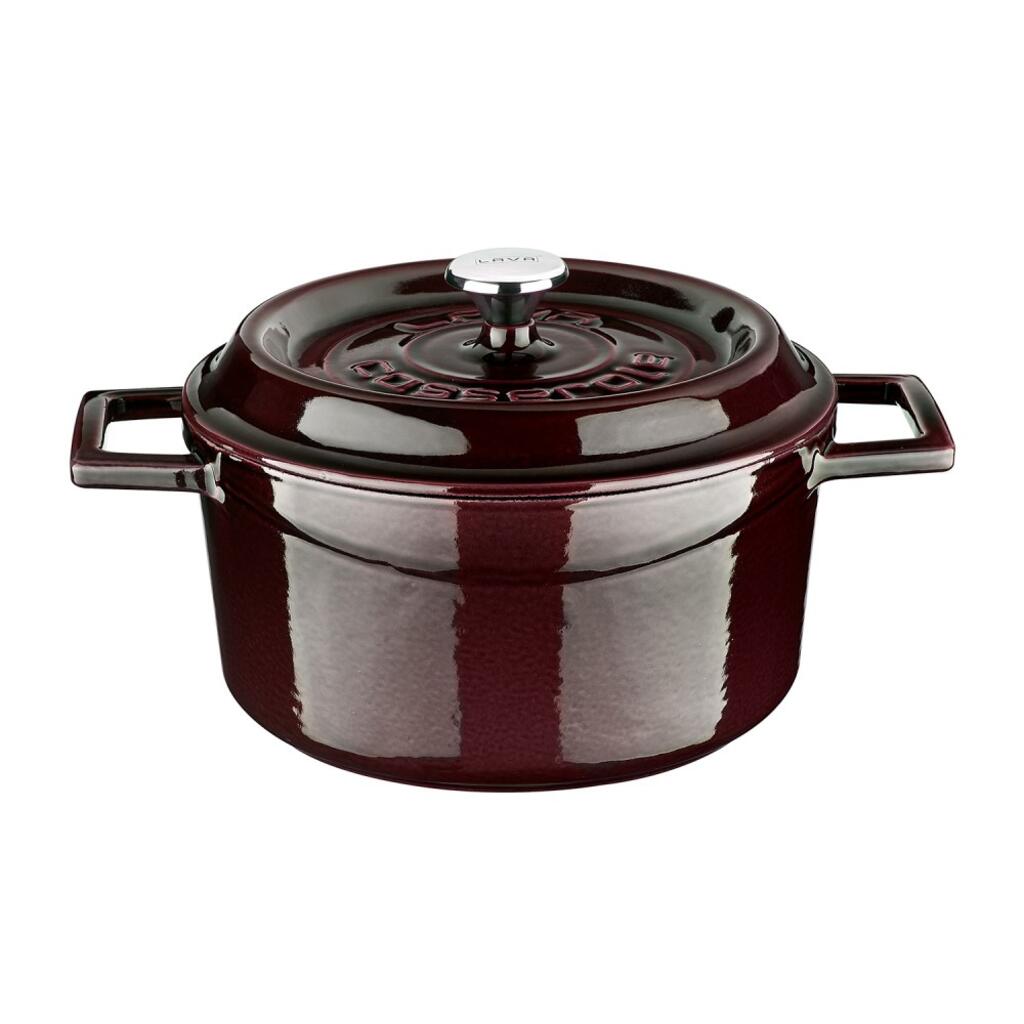 Кастрюля 2,8 л, d 20 см, h 11,5 см чугун с крышкой ИНДУКЦИЯ Majolica Mor LAVA
