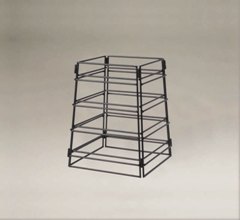 Подставка 4-х сторон. в виде башни, кован. железо, American Metalcraft, 48.3*48.3/39.4*39.4 см, h 61 см