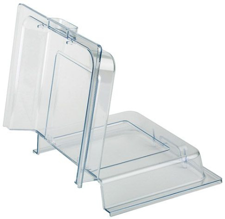 Крышка двусторонняя, APS, поликарбонат, прозрачная, GN 1/1, 53 * 32.5 см, h 6 см