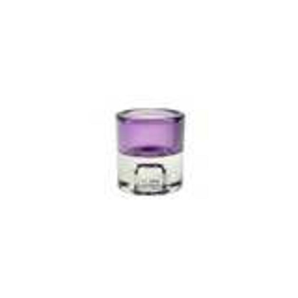 Подсвечник фиолетовый d 5,9 см, h 6,5 см, P.L. - BarWare