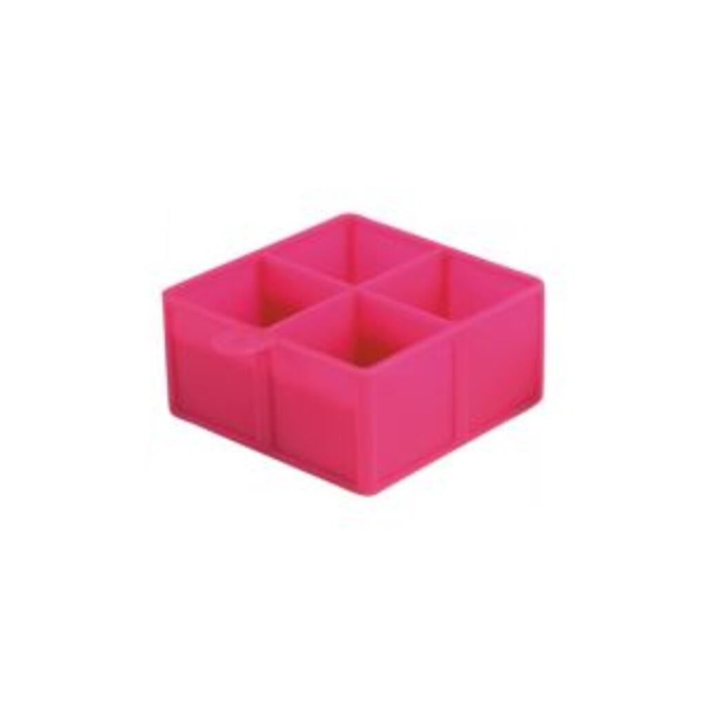 Форма для льда "Куб" 4 ячейки 4,5*4,5 см силикон P.L. - BarWare