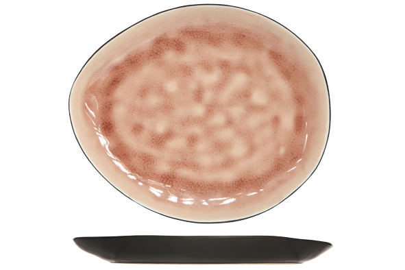 Тарелка овальная 19,5x16 см h 2 см, LAGUNA OLD ROSE