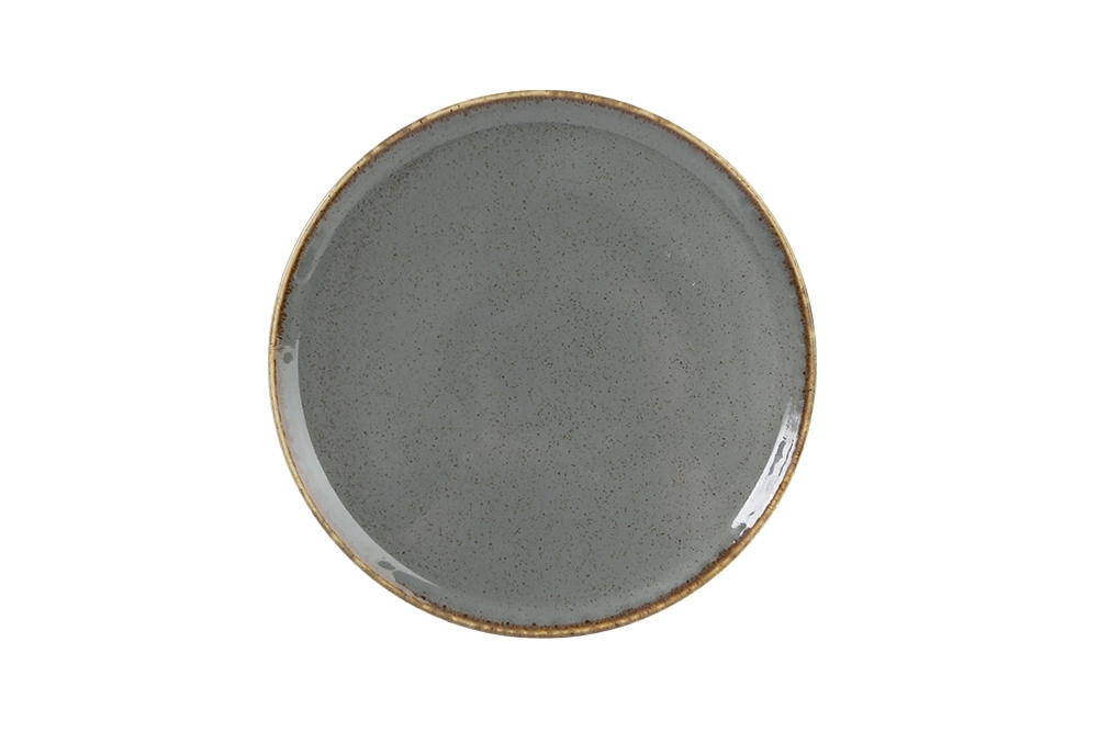 Тарелка для пиццы, Porland, Seasons Dark Grey, 28 см
