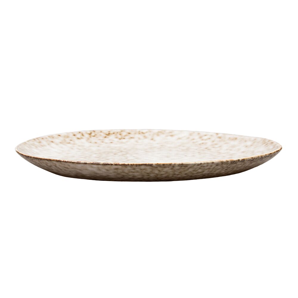 Тарелка плоская, P.L. Proff Cuisine, Brown Spider Silk, 28.5х24 см