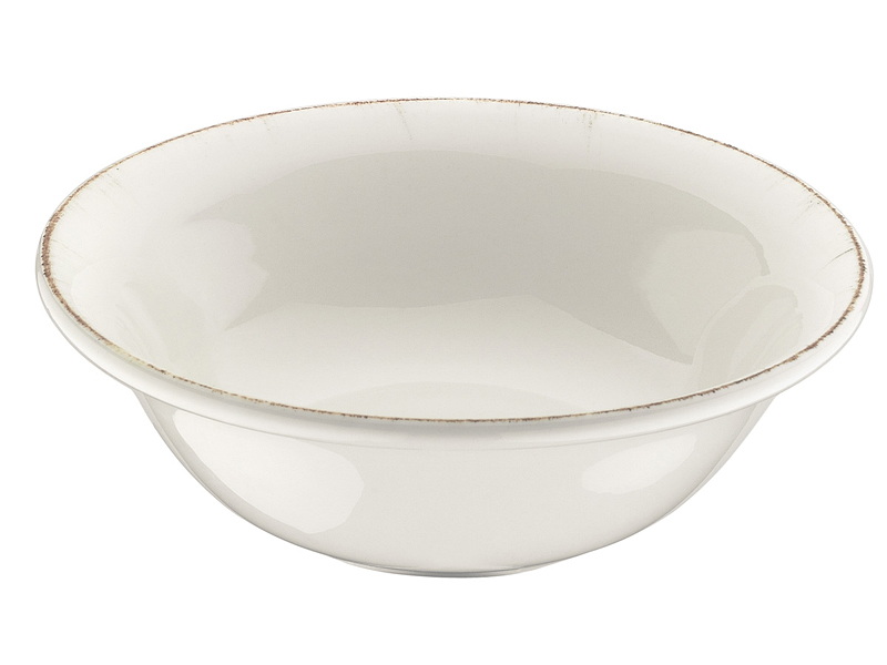 Салатник, Bonna, Retro коричневый край, 16 см, h=5.3см, 400 мл, (тарелка подст.70317)