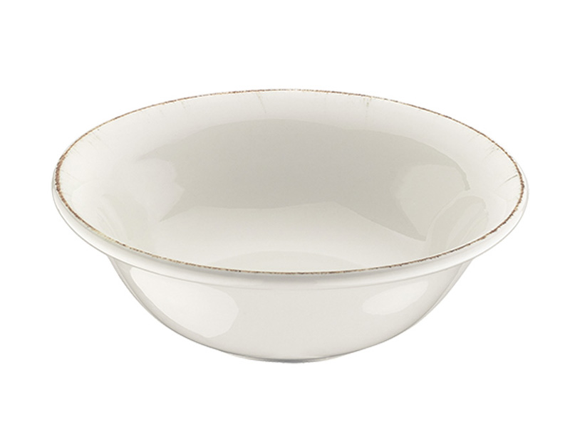 Салатник, Bonna, Retro коричневый край, 18 см, h=6.6см, 700 мл