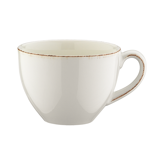 Чашка чайная, Bonna, Retro коричневый край, 9.6 см, h=5.6см, 250 мл, (блюдце 69668, 70913)