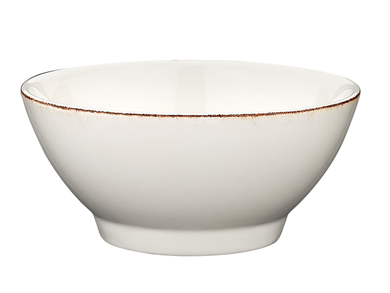 Салатник, Bonna, Retro коричневый край, 14 см, h=6.5см, 450 мл, (тарелка подст.70317)
