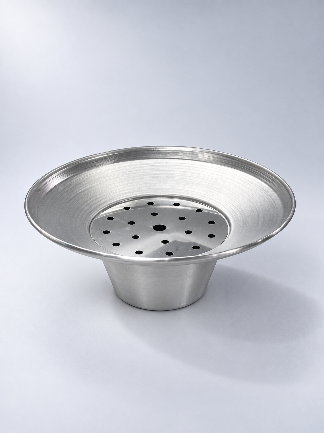 Gibco Блюдо для морепродуктов «Боцман» на ножке 38 см, серия «Арго», алюминиевое